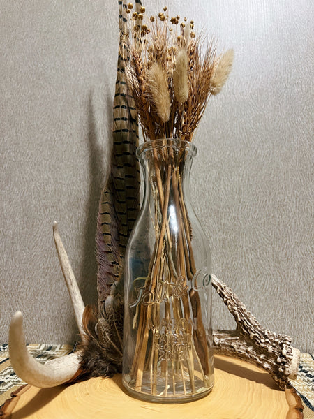 Pheasant tail vase