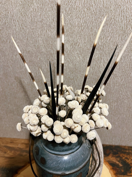 Porcupine Antler Vase