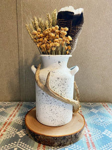 Aspen Antler Vase with Handles