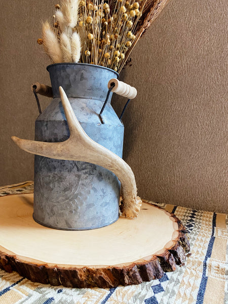 Tin Antler Vase